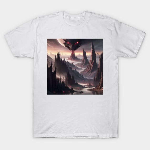 The Unknown Planet Kingdom T-Shirt by Fantasyscape